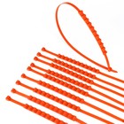 Противобуксовочные хомуты, усиленные, R=13-R=18, 2×91 см, набор 10 шт. - Фото 4