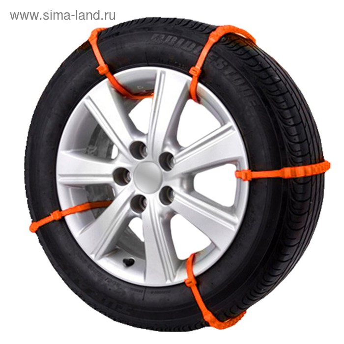 Противобуксовочные хомуты, усиленные, R=13-R=18, 2×91 см, набор 10 шт. - Фото 1