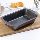 Форма для выпечки Доляна «Прямоугольник. Жаклин», 36×21,5×7 см, антипригарное покрытие, цвет чёрный - Фото 1