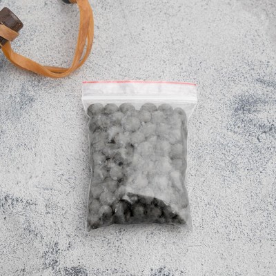 Шарики для рогатки d=10 мм, 100 шт., из глины, МИКС