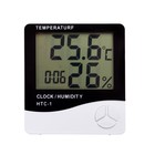 Часы - будильник электронные "Бируни" настольные с термометром, гигрометром, 10 х 10 см - Фото 6