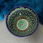 Коса Риштанская Керамика "Цветы" 15 см, малая, синяя - фото 4246408