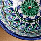 Коса Риштанская Керамика "Цветы" 15 см, малая, синяя - Фото 9