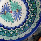 Коса Риштанская Керамика "Узоры" 15,5 см, средняя, синий микс - фото 4246421