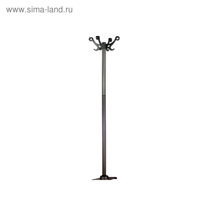 Вешалка напольная «Кактус», 8 крючков, высота 170 см, цвет чёрный - Фото 1