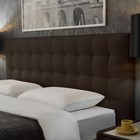 Кровать «Ла Скала» без ПМ, 160×200 см, экокожа, цвет горький шоколад - Фото 4