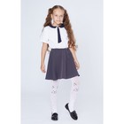 Юбка "Полусолнце",р-р 34, рост 134 см, цвет серый 2201Пк - Фото 1