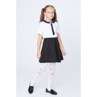 Школьная юбка «Полусолнце», цвет чёрный, рост 152 см (40) - Фото 3