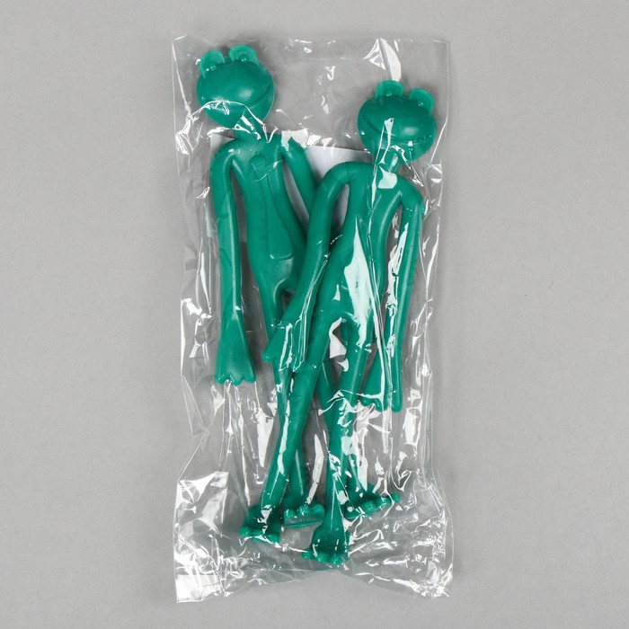 Подвязка для растений «Лягушка», набор 2 шт., зелёная, Greengo - фото 1899610446