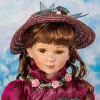 Кукла коллекционная керамика "Луиза с сумочкой" 42 см - Фото 5