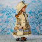 Кукла коллекционная керамика "Дашенька с сумочкой" 42 см - Фото 2