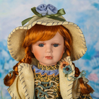 Кукла коллекционная керамика "Дашенька с сумочкой" 42 см - Фото 5
