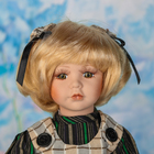 Кукла коллекционная керамика "Женечка со зверюшкой" 32 см - Фото 5