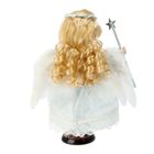 Кукла коллекционная керамика "Ангел в голубом" 32 см - Фото 4