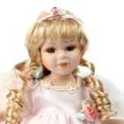 Кукла коллекционная керамика "Ангел в кружевном платье" 32 см - Фото 5
