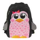 Рюкзак школьный с эргономичной спинкой 35 х 28 х 13 см Ir's "Лизи", розовый/чёрный - Фото 1