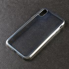 Чехол LuazON для телефона IPhone X, прозрачный, серебристая окантовка - Фото 3