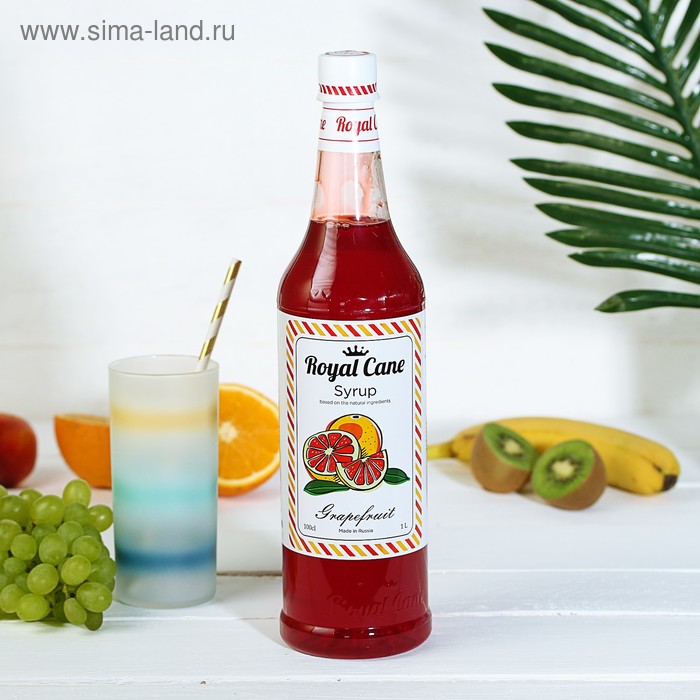 Сироп Royal Cane Грейпфрут, 1 л - Фото 1