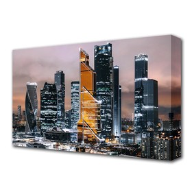 Картина на холсте 'Блеск небоскребов' 60*100 см