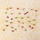 Миниатюра кукольная «Гирлянда - шарик», длина 1 метр, игрушка: 1.5×0.8 см, цвета МИКС - Фото 2