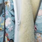 Комплект детский (Куртка + Полукомбинезон), рост 80 см, цвет серый(собаки) - Фото 8