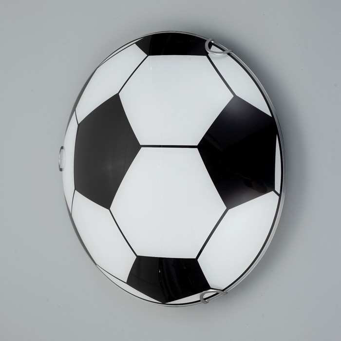 Светильник настенно-потолочный "Мяч" 2 лампы E27 40Вт д.300 h.5,5 см. - фото 1883377423