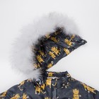 Комплект детский (Куртка + Полукомбинезон), рост 80 см, цвет серый(корона) - Фото 5
