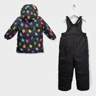Комплект детский (Куртка + Полукомбинезон), рост 104 см, цвет чёрный - Фото 2