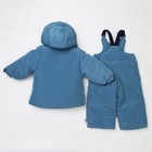 Комплект (Куртка + Полукомбинезон), рост 80 см, цвет индиго - Фото 2