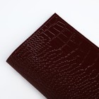 Обложка для паспорта, крокодил, цвет бордовый - Фото 3