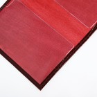Обложка для паспорта, крокодил, цвет бордовый - Фото 4