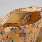 Сумка летняя, отдел на молнии, без подклада, цвет бежевый - Фото 5