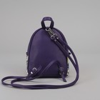 Рюкзак молодёжный "Цветы", отдел на молнии, наружный карман, цвет фиолетовый - Фото 3