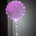 Светодиодная нить для шаров Розового свечения, 3м, 30 Led - Фото 3