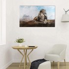Картина на холсте "Король лев" 60*100 см - фото 8616475