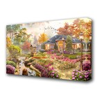Картина на холсте "Цветочный сад" 60*100 см - фото 9385570