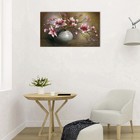 Картина на холсте "Ваза с цветами" 60*100 см - Фото 3