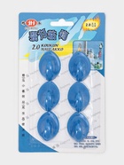 Крючки самоклеящиеся Доляна «Овал», 6 шт., МИКС 3090325