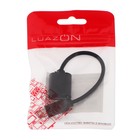 OTG кабель Luazon, Type-C - USB, 1 А, 0.14 м, чёрный - Фото 4