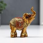 Сувенир полистоун "Африканский слон в золотой, ажурной попоне" МИКС 8,5х7х3 см - Фото 7