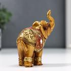 Сувенир полистоун "Африканский слон в золотой, ажурной попоне" МИКС 8,5х7х3 см - Фото 6