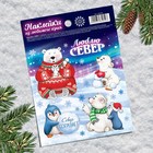 Наклейки «СЕВЕР», 11 х 15 см - Фото 1