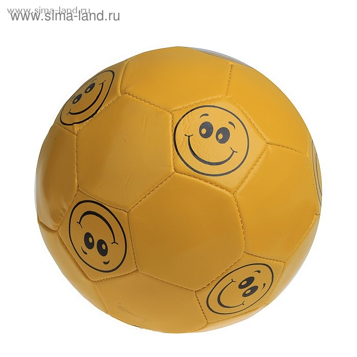 Мяч футбольный "Смайл" №5, лакированный, 316 гр. - Фото 1