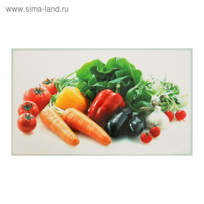 Наклейка на кафельную плитку "Овощной натюрморт" 75х45 см - Фото 1