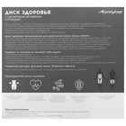 Диск здоровья ONLYTOP, с магнитными вставками, d=28 см, цвета МИКС - Фото 8