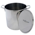 УЦЕНКА Котел 30 л d=35 см h=35 см «Общепит» Сварной. Клепаные ручки - Фото 2