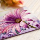 Конверт для денег "С Днём Рождения!" фиолетовые цветы - Фото 2