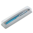 Ручка шариковая PIERRE CARDIN EASY, корпус алюминий, отделка сталь и хром, узел 0.7 мм, чернила синие, ярко-синяя - Фото 2