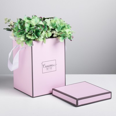 Коробка складная «Счастье ждёт тебя», 17 × 25 см