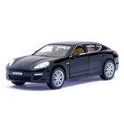 Машина металлическая Porsche Panamera S, масштаб 1:40, открываются двери, инерция, цвет чёрный - Фото 1